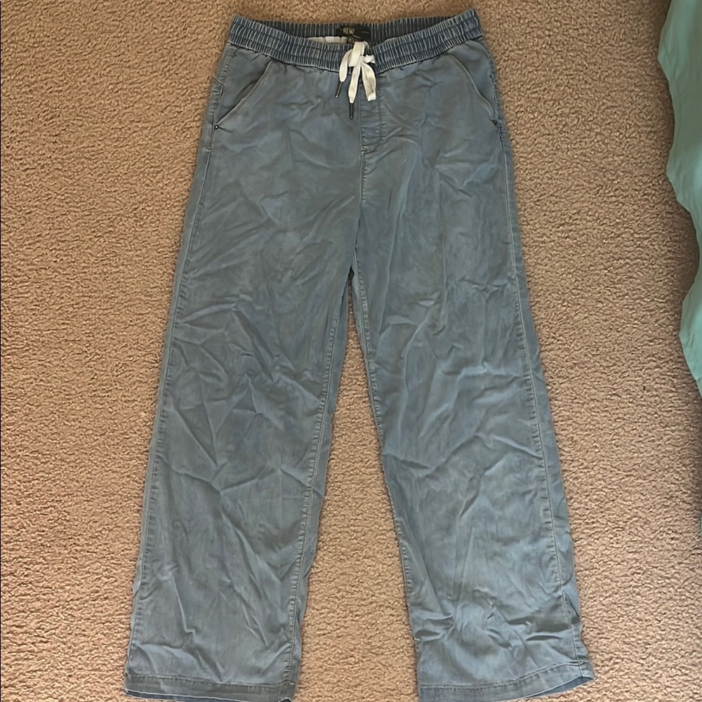 Rewash Gray Pants with Relaxed Fit
